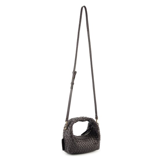 LES VISIONNAIRES Greta Micro weave Handtasche Leder 20 cm