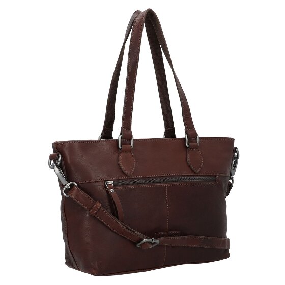 Jack Kinsky Schultertasche Leder 27 cm