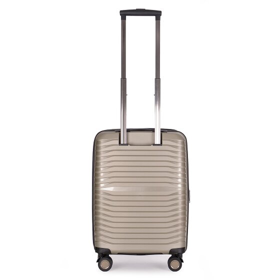 Stratic Bright+ 4 Rollen Kabinentrolley S 55 cm mit Dehnfalte