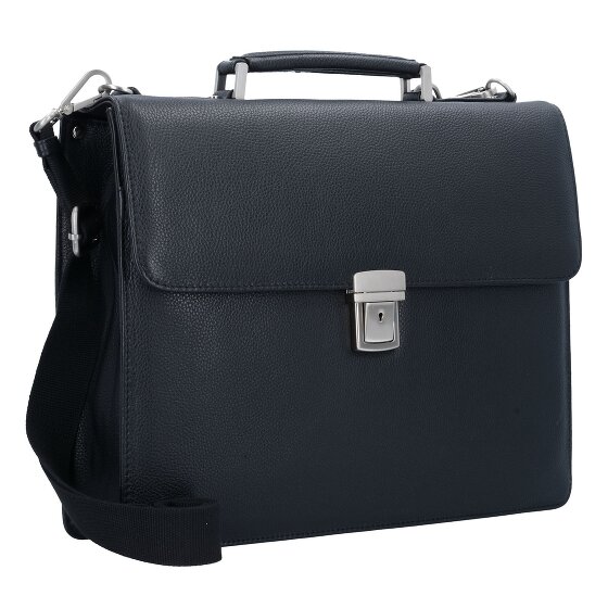 Leonhard Heyden Berlin Aktentasche Leder 38 cm Laptopfach