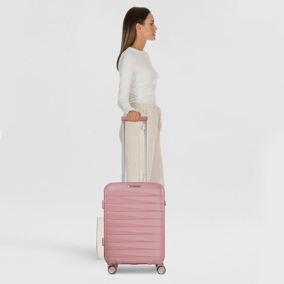 Franky London 4 Rollen Kabinentrolley S 55 cm mit Dehnfalte