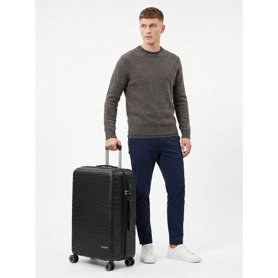 Franky Dallas 3.0 4 Rollen Trolley M 65 cm mit Dehnfalte