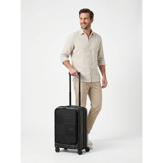 Redolz Essentials 17 2.0 4 Rollen Kabinentrolley 55 cm Laptopfach mit Dehnfalte