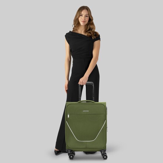 Stratic taska 4-Rollen Kabinentrolley S 55 cm mit Dehnfalte