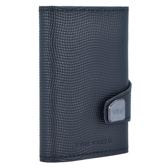 Tru Virtu Click & Slide Kreditkartenetui Geldbörse RFID Leder 6,5 cm