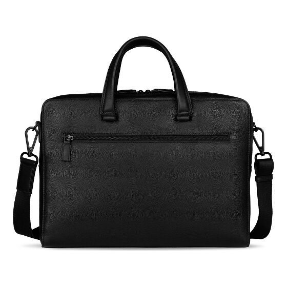 Bugatti Black Aktentasche Leder 39 cm Laptopfach