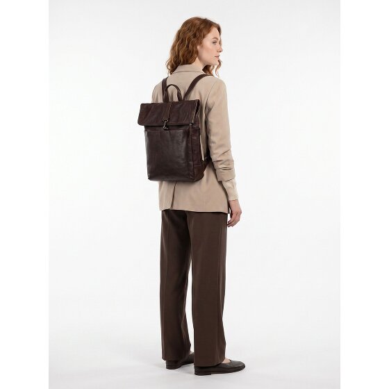 Jost Glasgow Daypack RFID Schutz Leder 42 cm Laptopfach