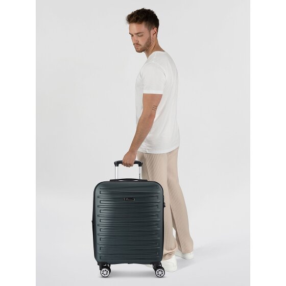 Benzi 5493 4 Rollen Kabinentrolley S 53 cm mit Dehnfalte