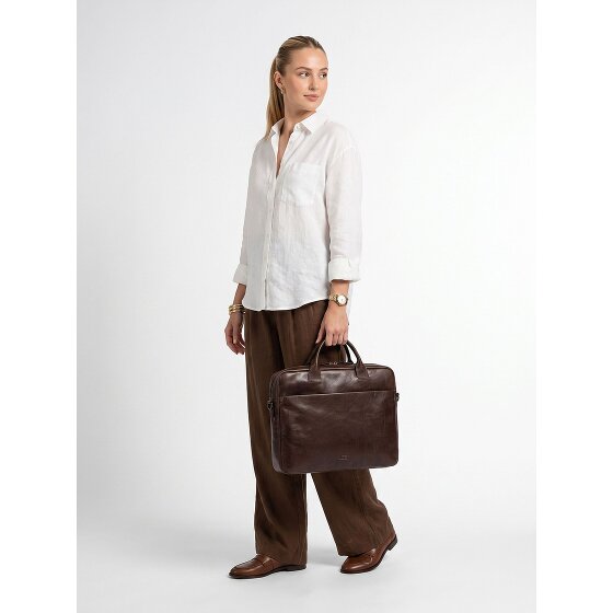 Jost Glasgow Aktentasche Leder 37 cm Laptopfach