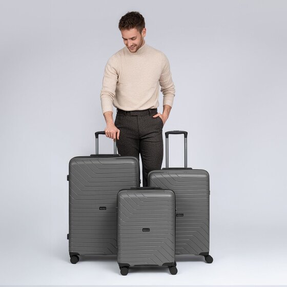 Redolz Essentials 05 3-SET 4 Rollen Kofferset 3-teilig