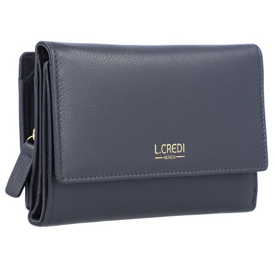 L.Credi Evelyn Geldbörse RFID Schutz Leder 14.5 cm