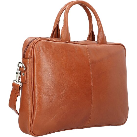 Dermata Aktentasche Leder 39 cm Laptopfach