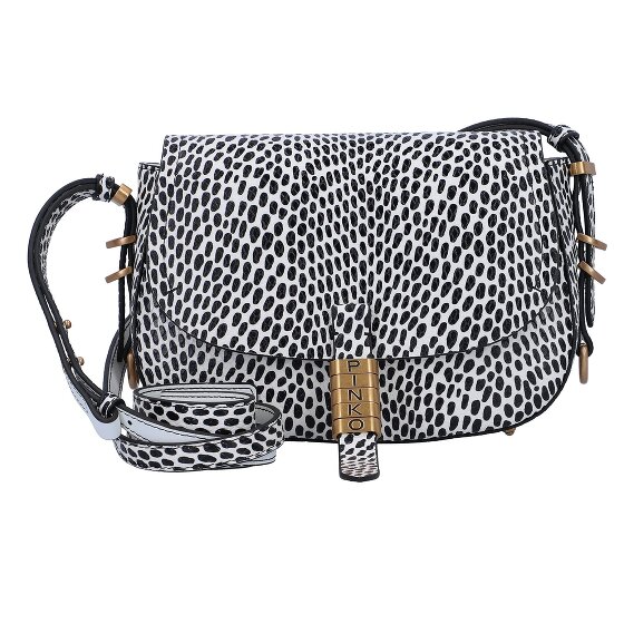 PINKO Saddle Umhängetasche Leder 22 cm
