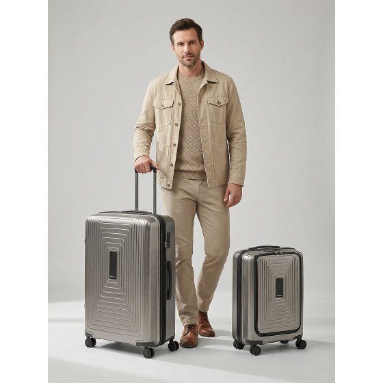 Redolz Essentials 14 4-Rollen Kofferset 2 tlg. Laptopfach mit Dehnfalte
