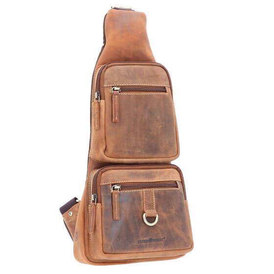 Greenburry Vintage Umhängetasche Leder 20 cm