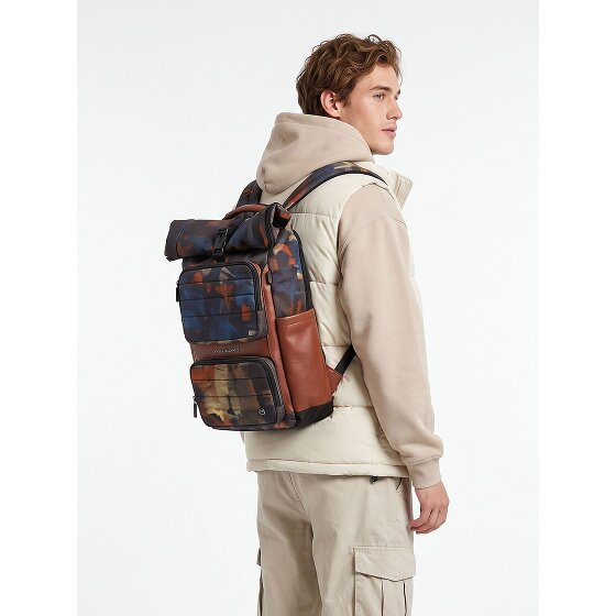 Piquadro Oberon Daypack RFID Schutz 48 cm Laptopfach
