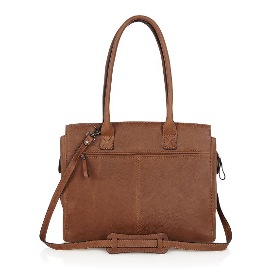 Castelijn & Beerens Carisma Schultertasche RFID Leder 38 cm Laptopfach