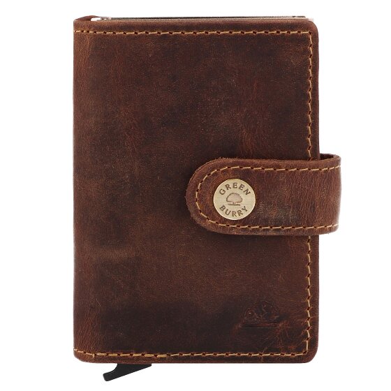 Greenburry Vintage Geldbörse RFID Schutz Leder 7.5 cm