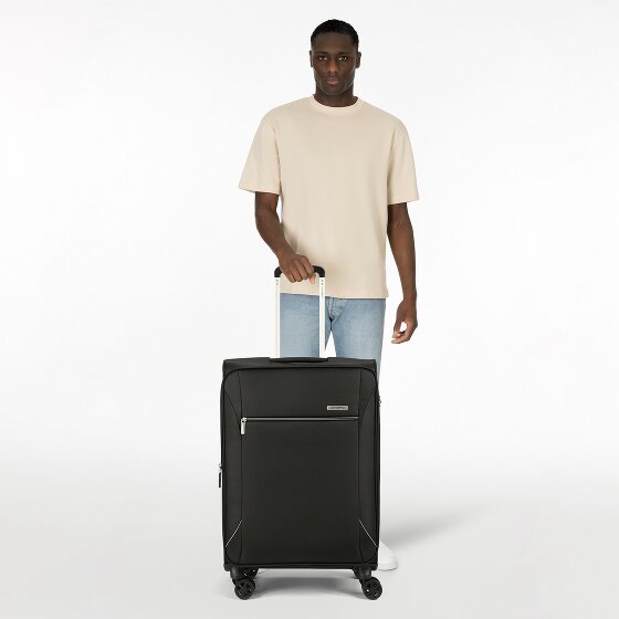 Samsonite Base Breeze 4 Rollen Trolley 67 cm mit Dehnfalte