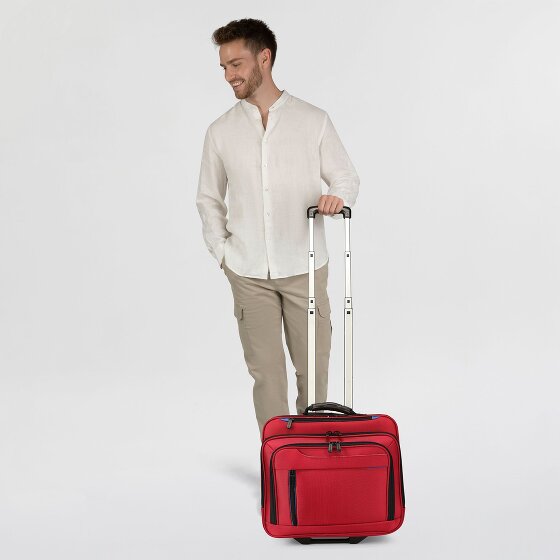 Dermata 2 Rollen Businesstrolley 38 cm Laptopfach