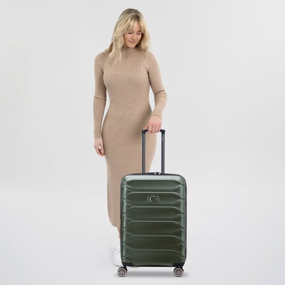 Delsey Paris Meteor 4 Rollen Trolley 68 cm mit Dehnfalte