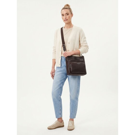 Mandarina Duck Mellow Leather Umhängetasche Leder 30 cm