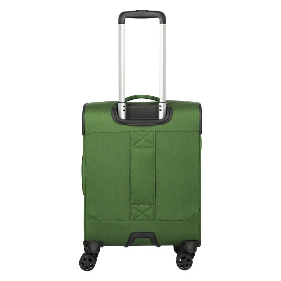 Travelite Cubis 4 Rollen Kabinentrolley S 55 cm mit Dehnfalte