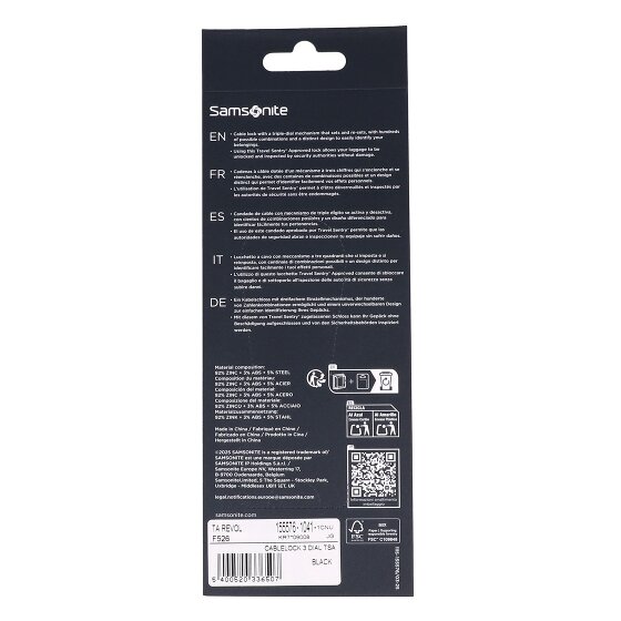 Samsonite Ta Revolution Kofferschloss mit Zahlenschloss 6 cm