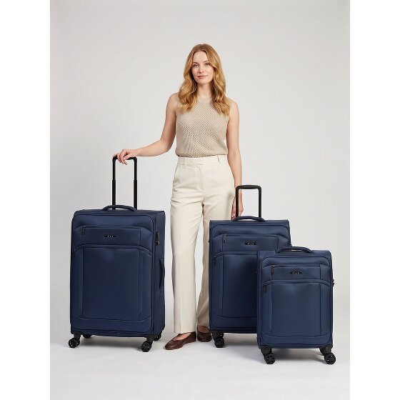 d&n Travel Line 9804 4 Rollen Kofferset 3-teilig mit Dehnfalte