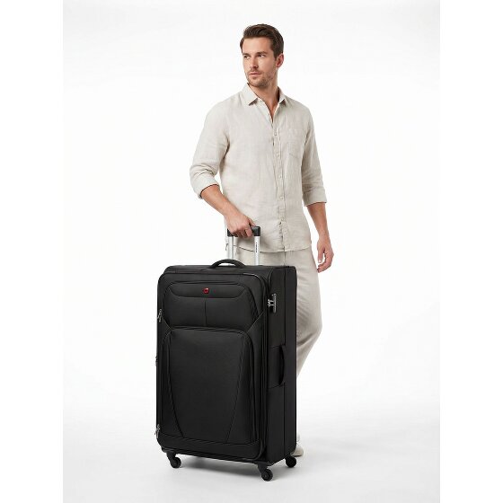 Wenger Beaumont 4 Rollen Trolley XL 87 cm mit Dehnfalte