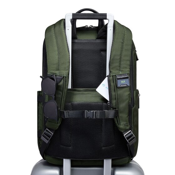 Piquadro Brief Reiserucksack Leder 43 cm laptopfach