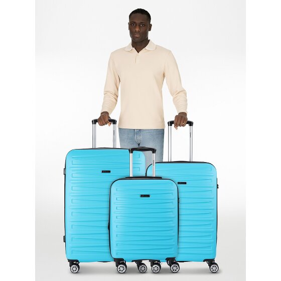 Benzi 5493 4 Rollen Kofferset 3-teilig mit Dehnfalte