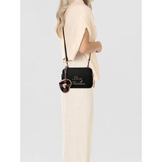 Love Moschino Heart Charm Umhängetasche Leder 20 cm