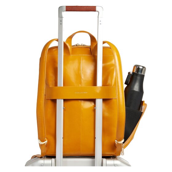 Piquadro Blue Square Daypack RFID Schutz Leder 37 cm Laptopfach