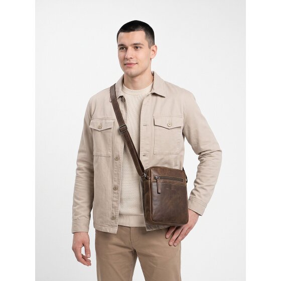 Greenburry Newport Umhängetasche Leder 19 cm