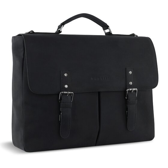 Bugatti Luca Aktentaschen Messenger Leder 39 cm Laptopfach