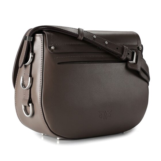 PINKO Saddle Umhängetasche Leder 24 cm