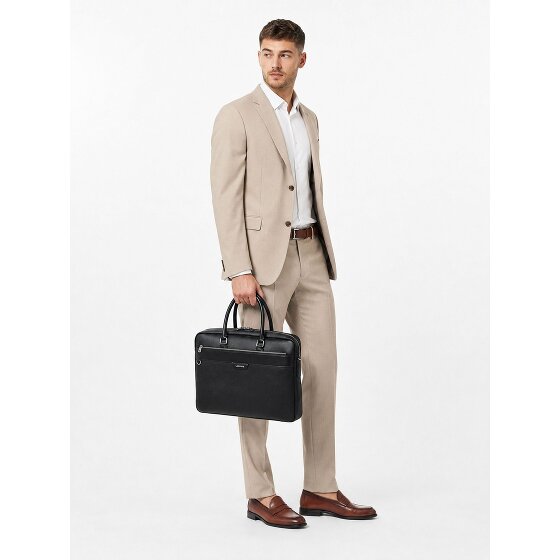Lacoste Ossian Aktentasche Leder 41 cm Laptopfach