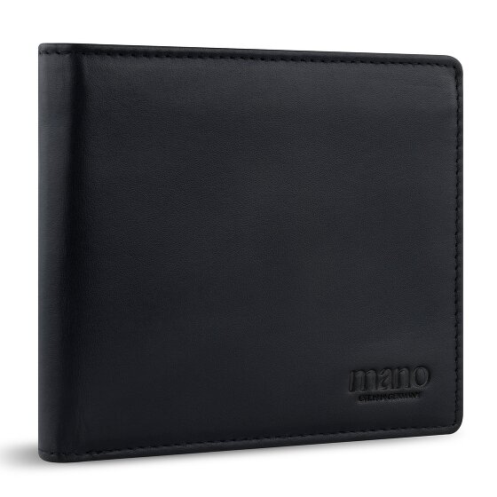 mano Don Andrea Geldbörse RFID Schutz Leder 12 cm