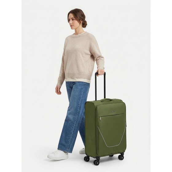 Stratic taska 4 Rollen Trolley M 65 cm mit Dehnfalte