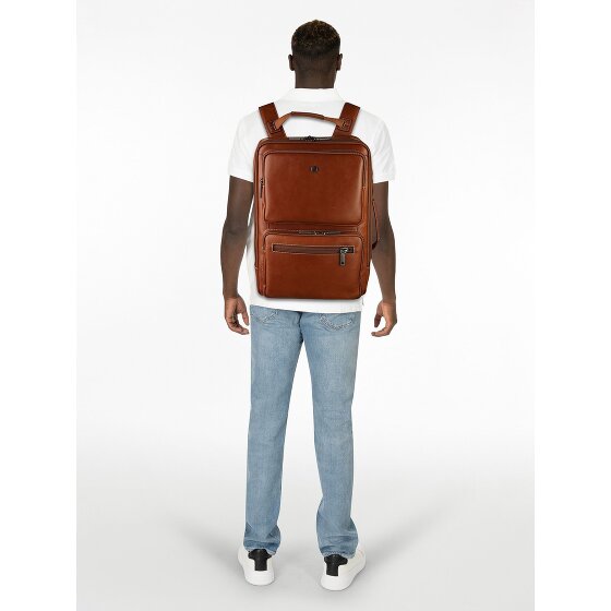Jekyll & Hide Business-Rucksack RFID Schutz Leder 43 cm Laptopfach