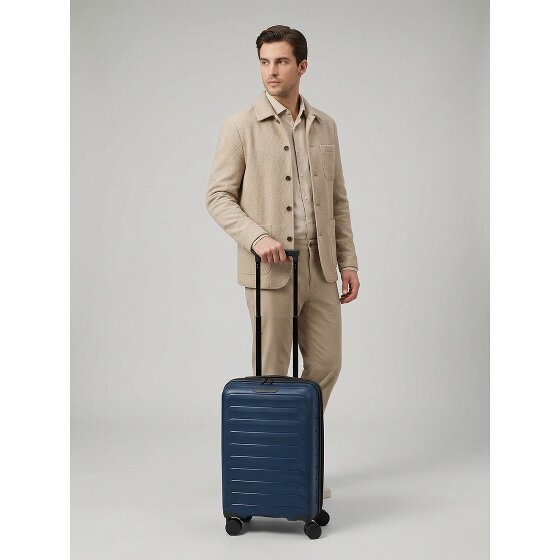 d&n Toronto 4 Rollen Kabinentrolley S 54 cm mit Dehnfalte