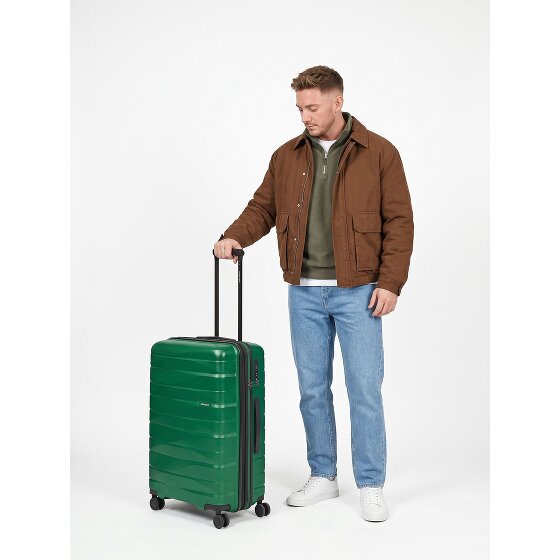Bergpfeil Travel 4 Rollen Trolley M 66 cm mit Dehnfalte
