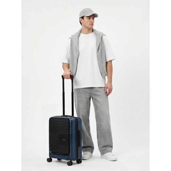 Redolz Essentials 17 2.0 4 Rollen Kabinentrolley 55 cm Laptopfach mit Dehnfalte