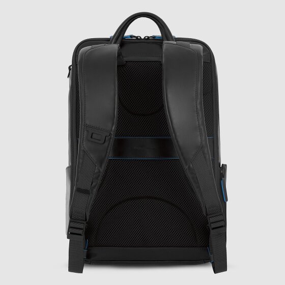 Piquadro Blue Square Revamp Business-Rucksack RFID Schutz Leder 43 cm Laptopfach