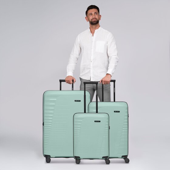 Farmhood Eco Edition 4 Rollen Kofferset 3-teilig mit Dehnfalte