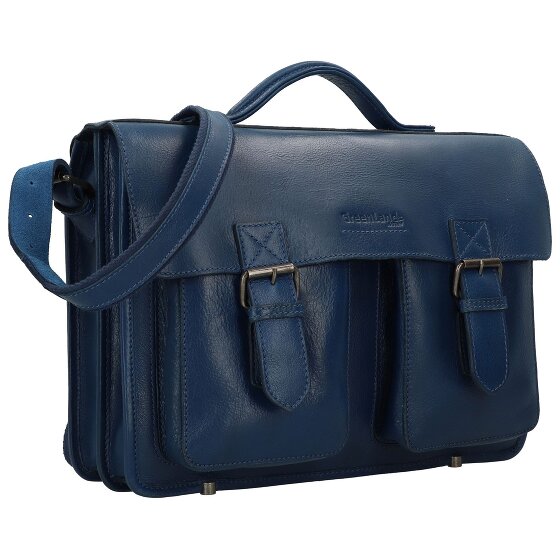 Greenland Nature Nature Aktentasche Leder  40 cm