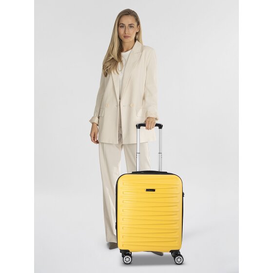 Benzi 5493 4 Rollen Kabinentrolley S 53 cm mit Dehnfalte