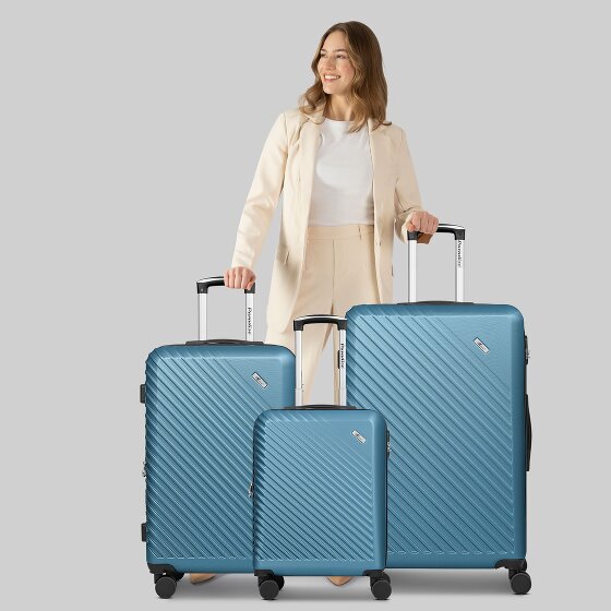 Check.In Paradise 2.0 4 Rollen Kofferset 3-teilig mit Dehnfalte