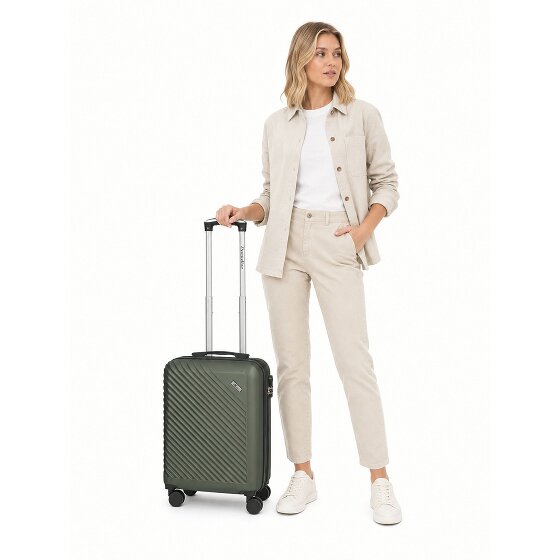 Check.In Paradise 2.0 4 Rollen Kabinentrolley S 55 cm mit Dehnfalte